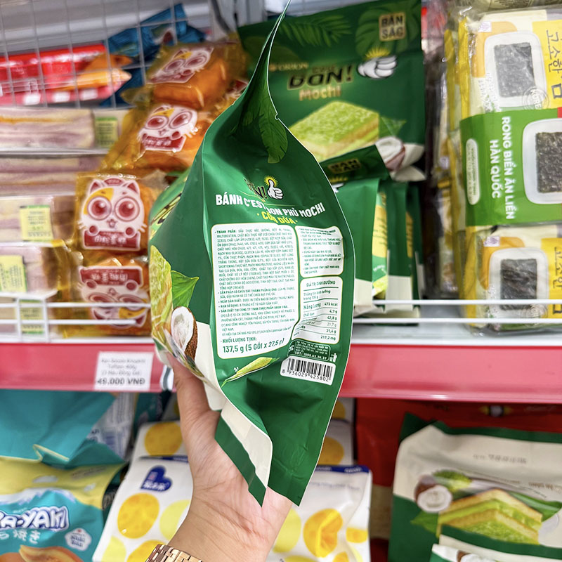 Thông tin khối lượng và quy cách trên bao bì