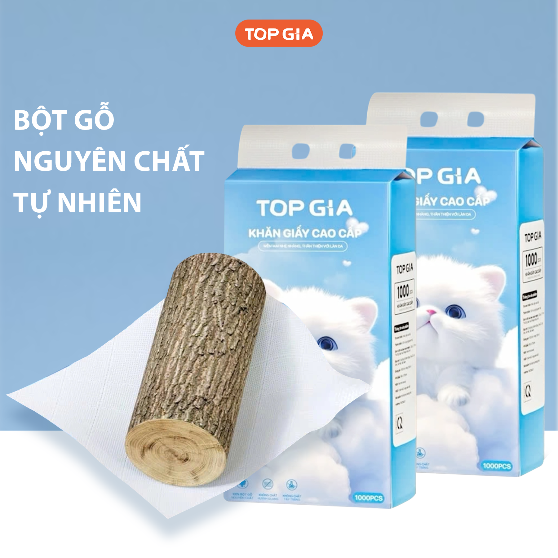 Hình minh họa bột gỗ nguyên chất tự nhiên