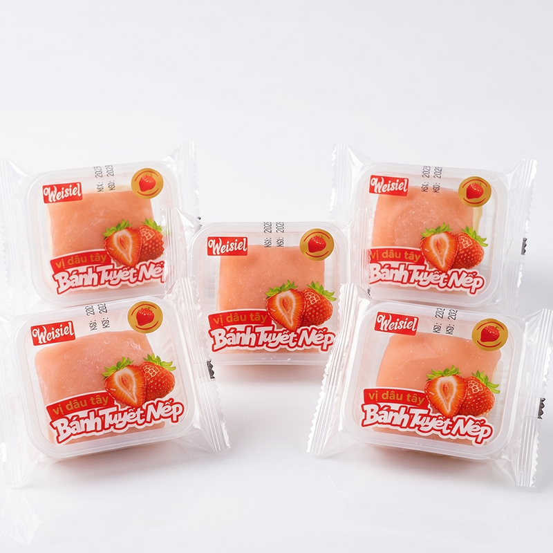 1 Cái Bánh Tuyết Nếp Weisiel Vị Sữa Dâu – một lựa chọn đáng tham khảo trong WEISIEL