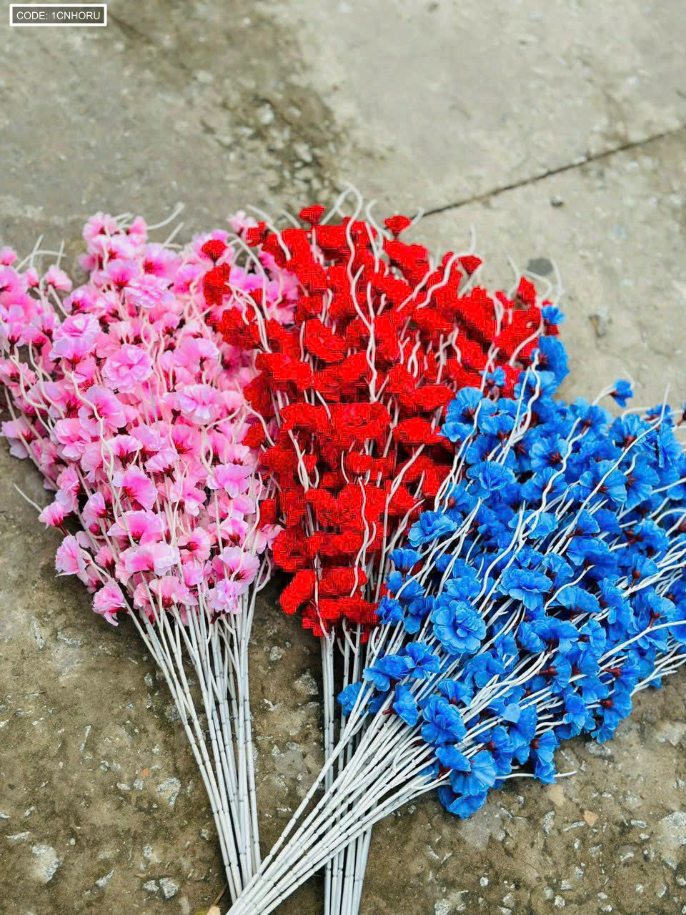 Tổng thể các màu cành đào râu nổi bật