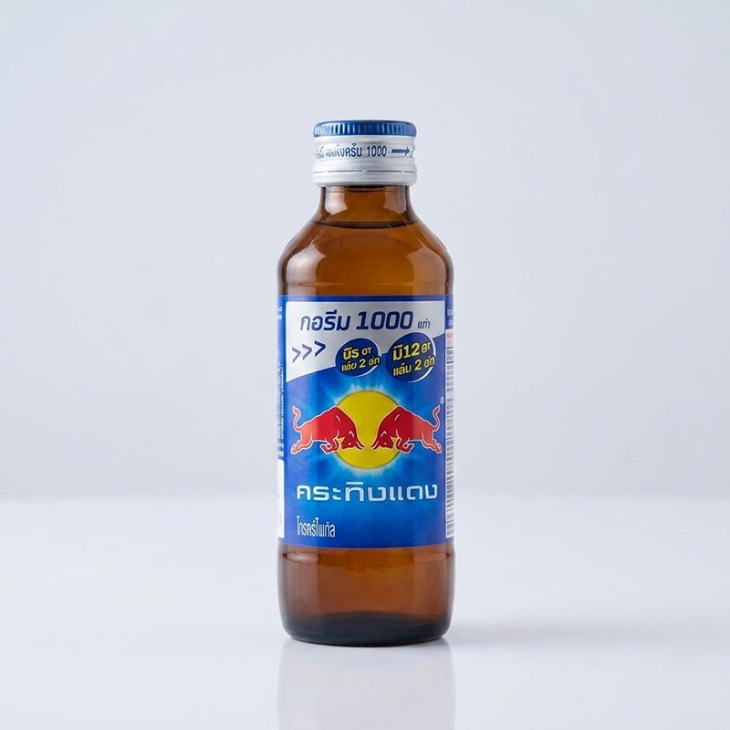 1 Chai Nước Tăng Lực Red Bull Chai Thủy Tinh Nắp Xanh