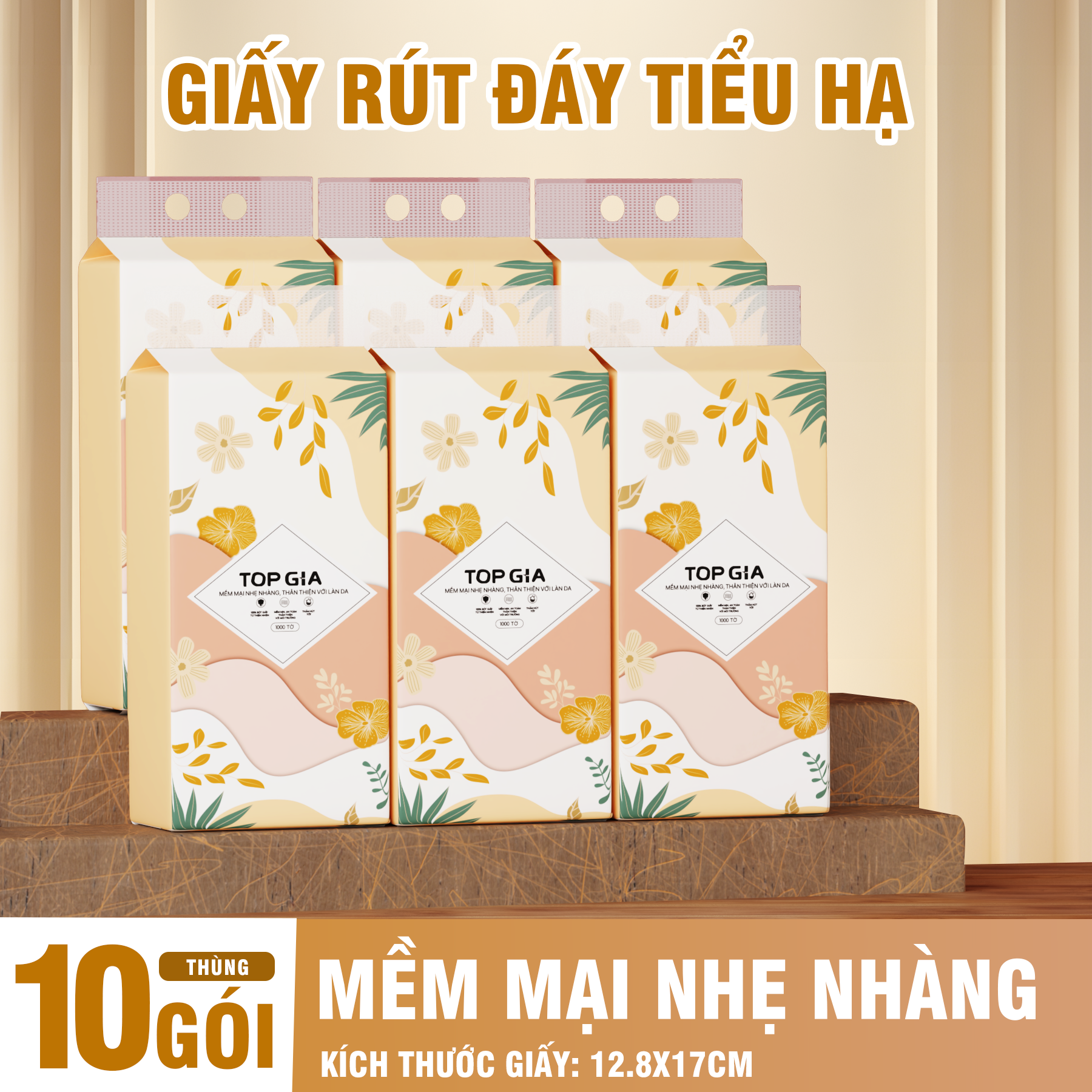 Hình sản phẩm và thông số 1000 tờ, 12.8 x 17 cm