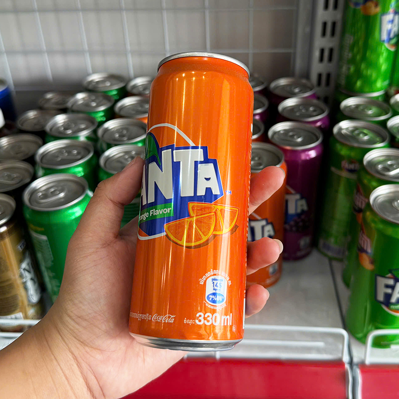 1 Lon Nước Ngọt Fanta Thái Nhiều Mùi 320ml
