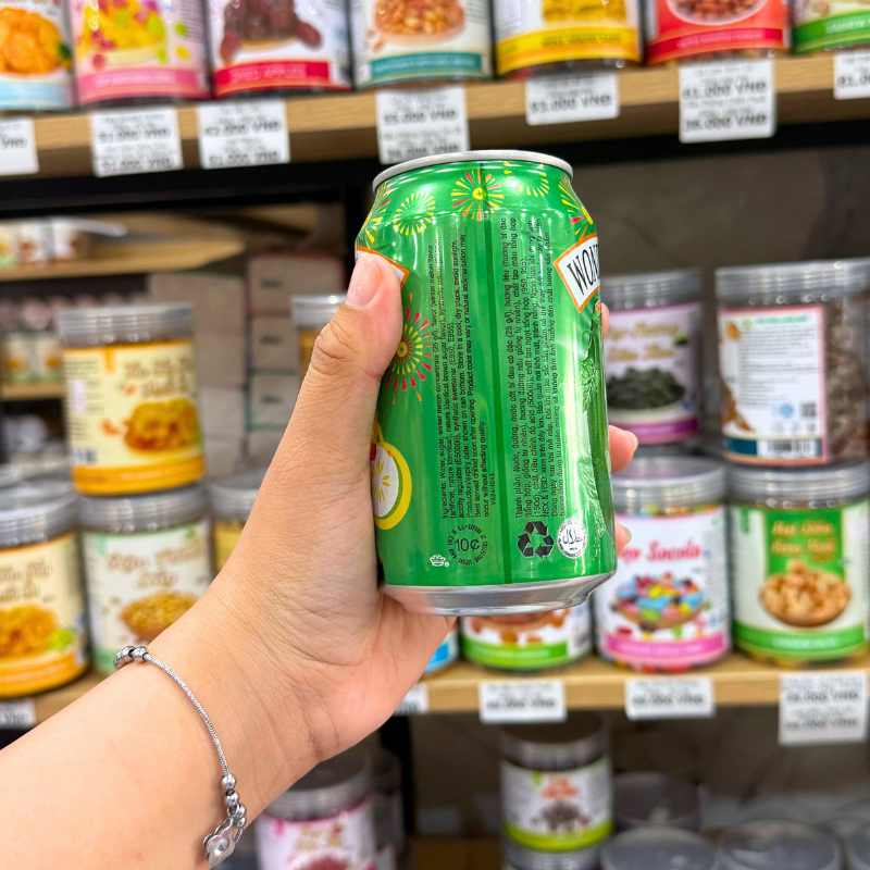 Thông tin hướng dẫn/bảo quản in dọc thân lon