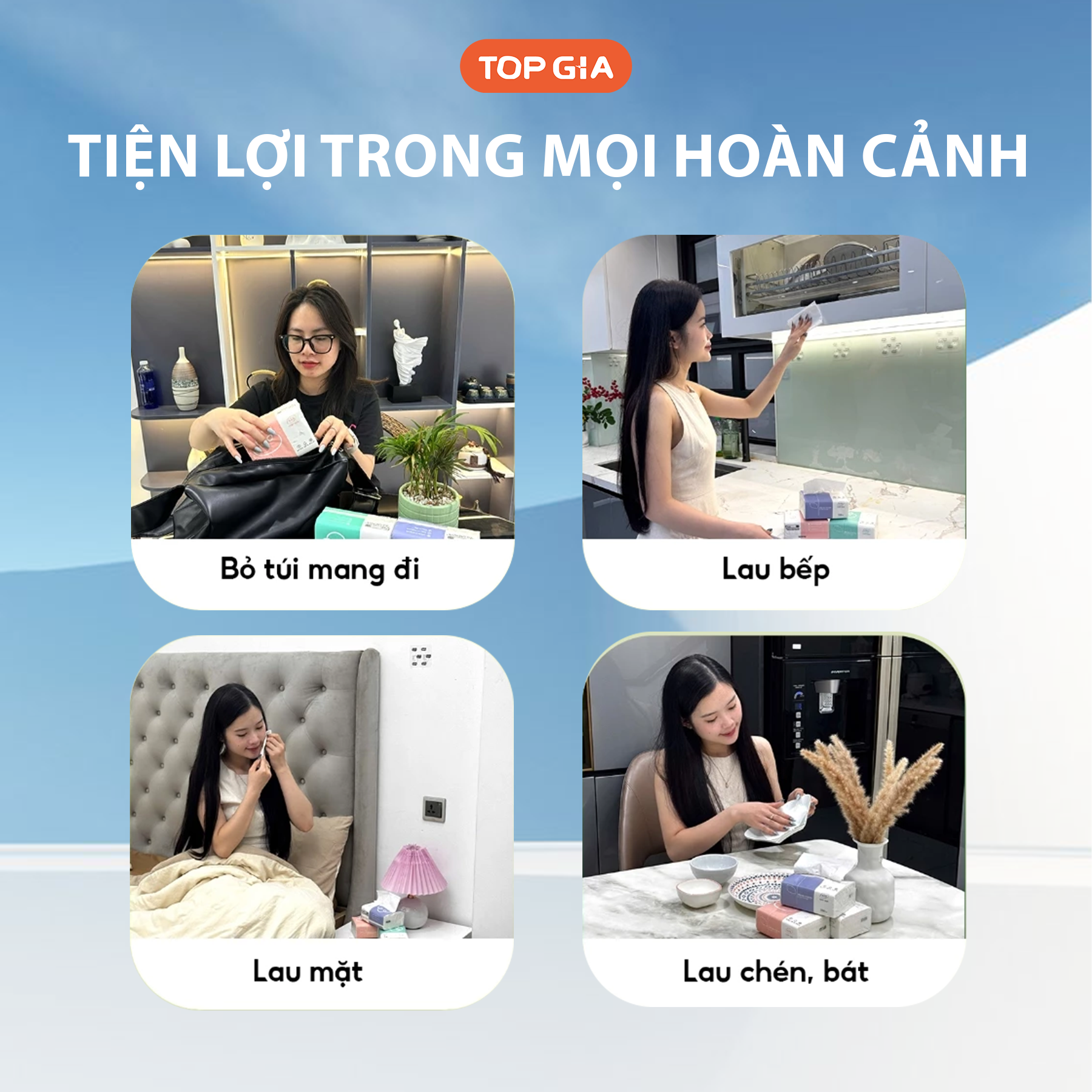 Minh họa các tình huống sử dụng hằng ngày