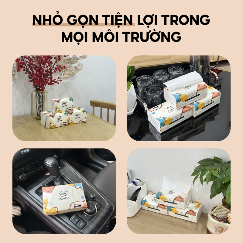 Gợi ý cách đặt giấy ở bàn ăn, bàn làm việc và trong ô tô