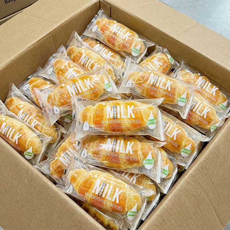 Quy cách đóng thùng gồm nhiều bánh gói riêng