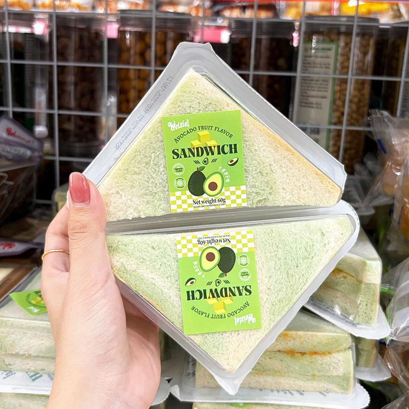 Bánh Sandwich Weisiel Tam Giác Vị Bơ Thùng 32 Cái