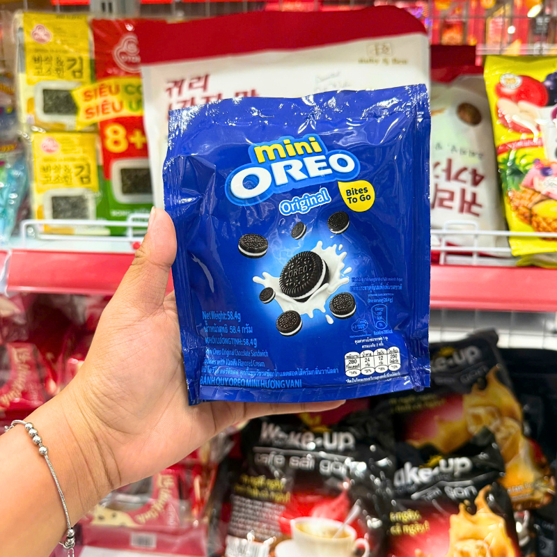 Hình ảnh 1 Túi Bánh Oreo Mini Vani Gói 58.4g trong bộ sưu tập oreo