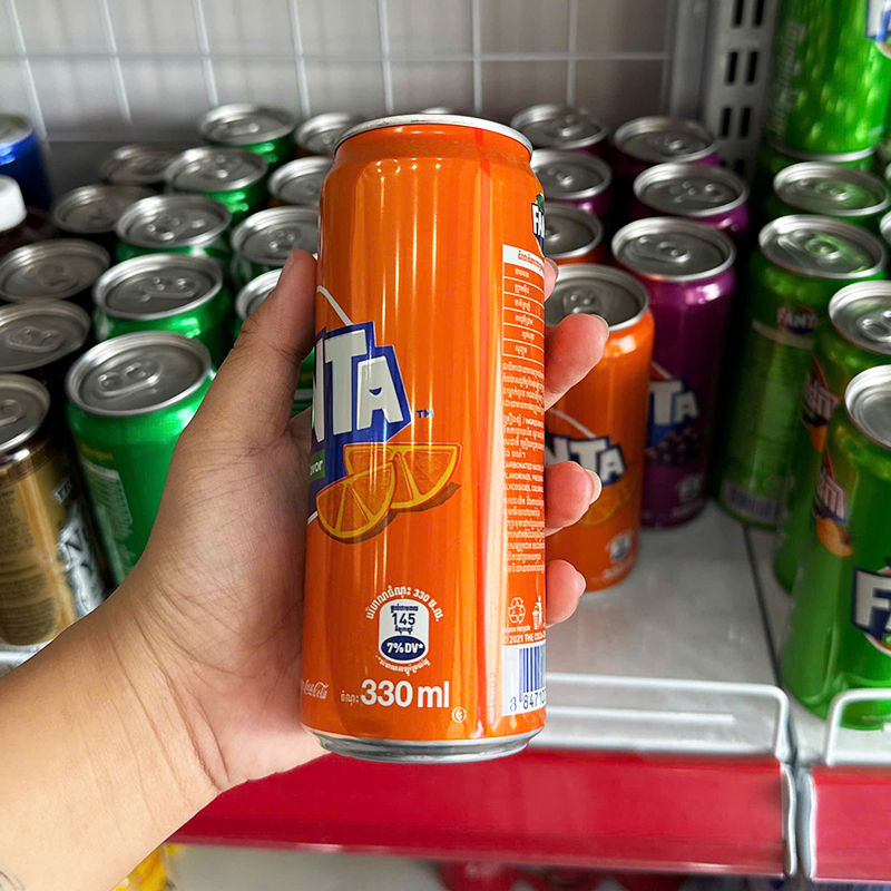 Nước Ngọt Fanta Thái Nhiều Mùi 3 Lon 320ml