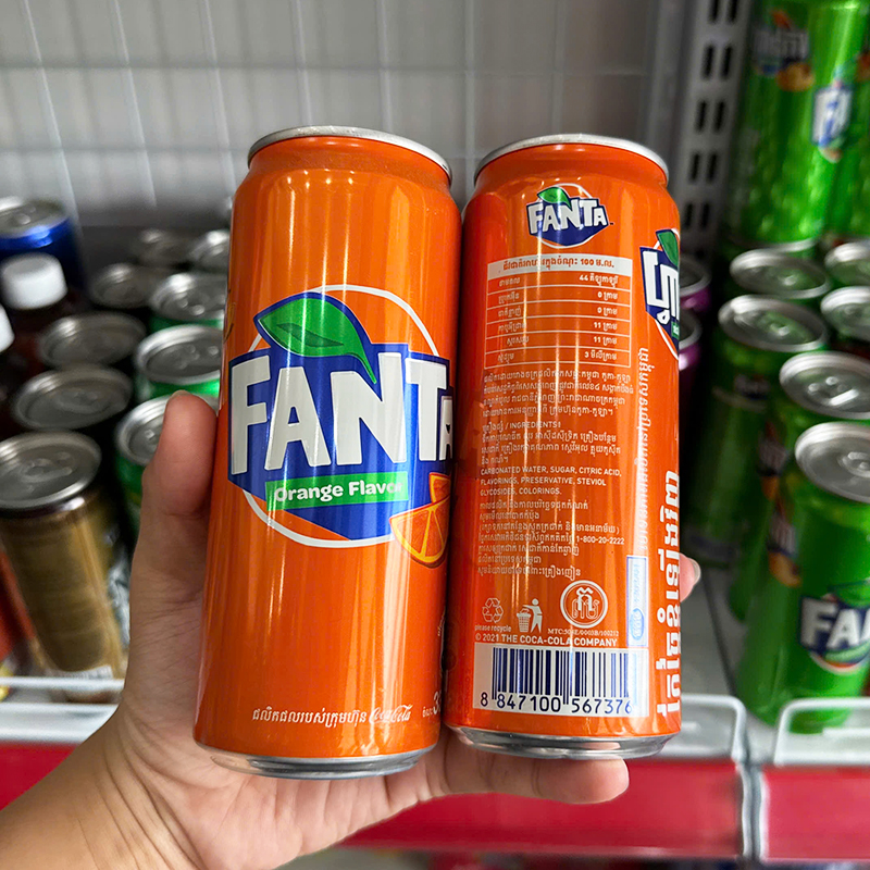 Nước Ngọt Fanta Thái Nhiều Mùi 3 Lon 320ml
