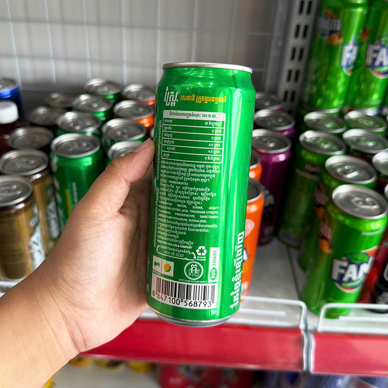 Nước Ngọt Fanta Thái Nhiều Mùi 3 Lon 320ml