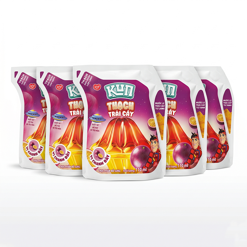 Hình ảnh bộ 5 túi vị chanh dây