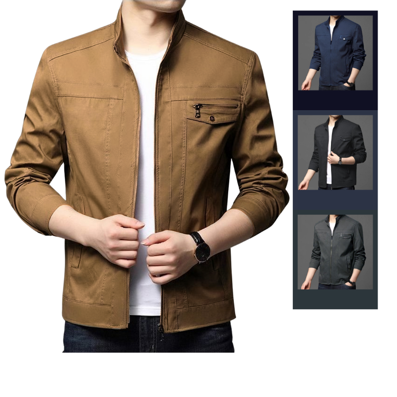 Khám phá Áo Khoác Kaki Nam Phối Túi Trước Ngực Cao Cấp thuộc nhóm áo khoác nam