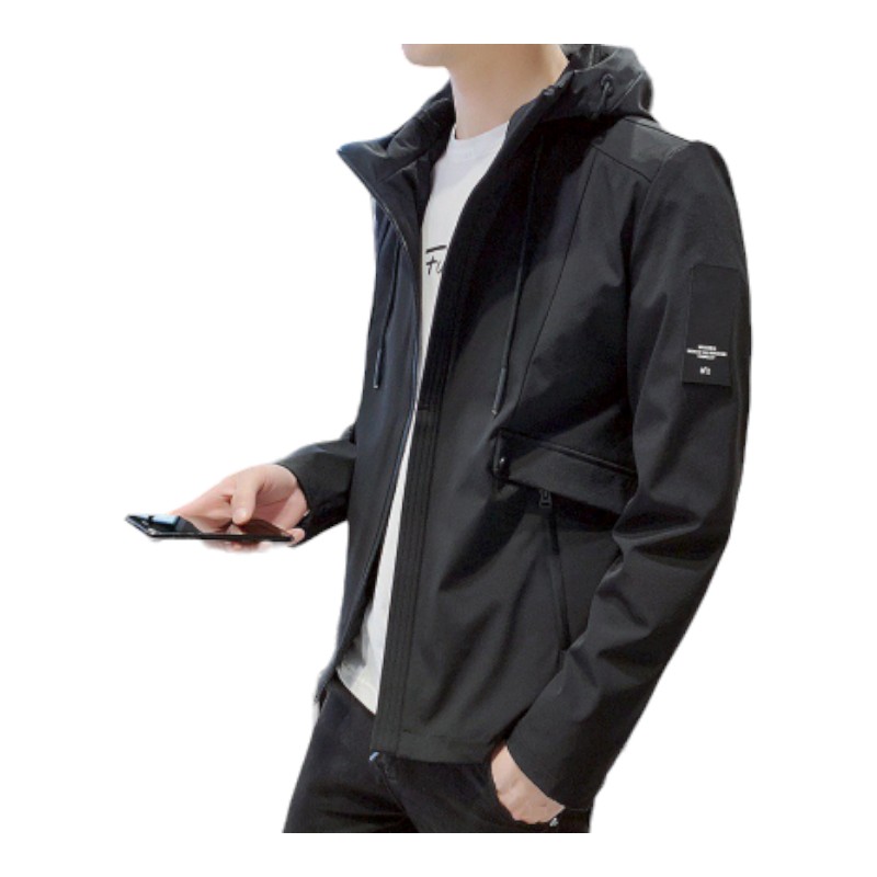 Áo Khoác Nam Rurumen Chất Dù 2 Lớp  Có Nón Phối Logo Bên Tay (Có size 3x) phù hợp để tham khảo khi chọn áo khoác nam
