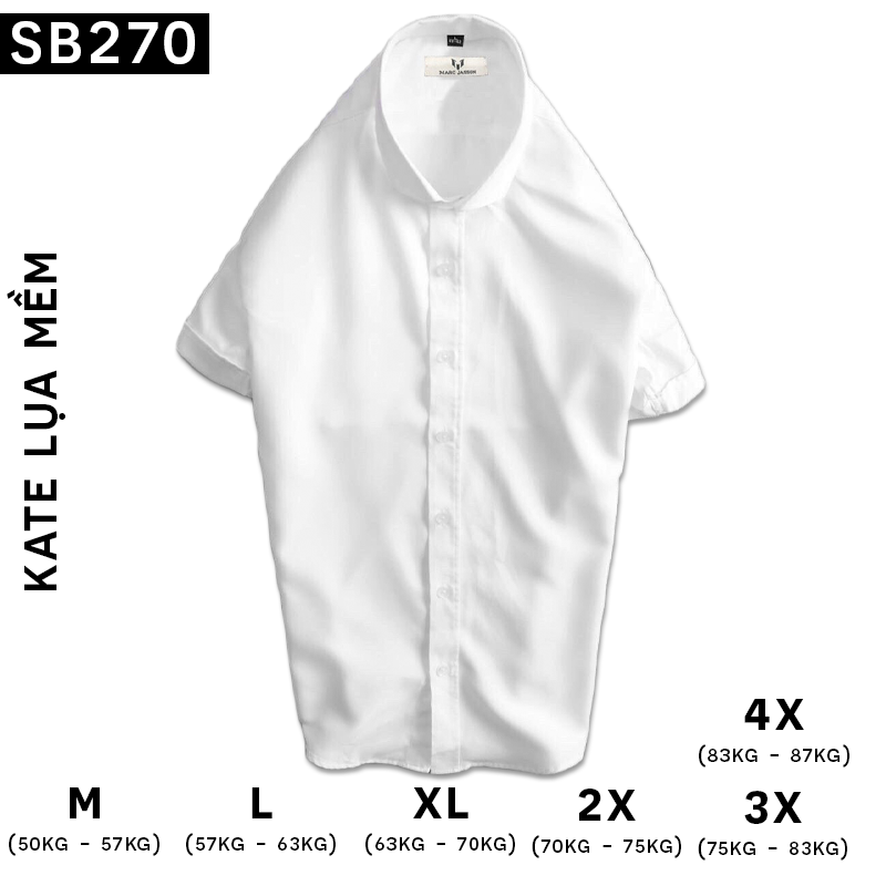 Ảnh sản phẩm kèm bảng size từ M đến 4XL