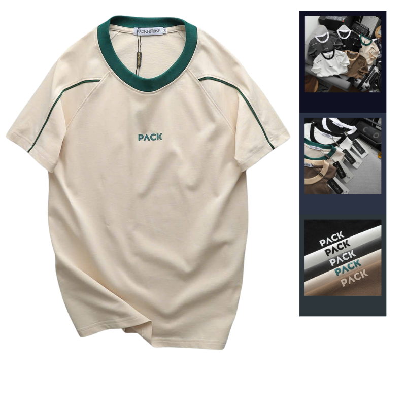 Khám phá Áo Thun Nam Cổ Tròn - Áo Nam In Chữ Pack Phối Màu Trẻ Trung Năng Động (Size Từ M Đến XXL) thuộc nhóm Thời trang nam