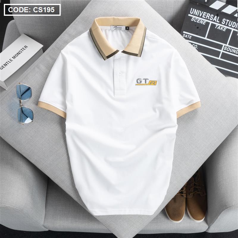 Áo Thun Polo Nam Cá Sấu Poly Thêu Logo GTR (size 3x)