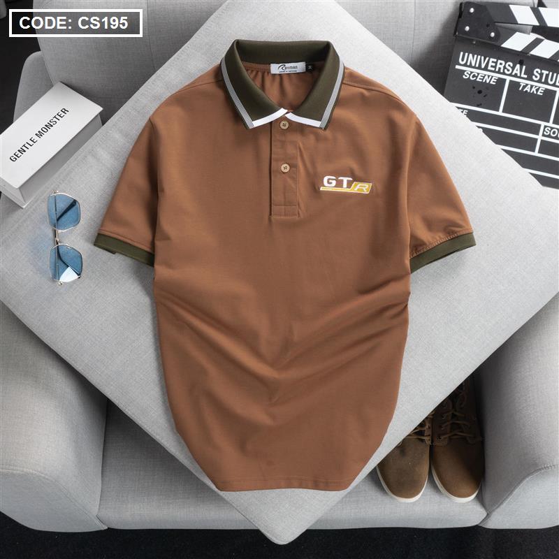 Áo Thun Polo Nam Cá Sấu Poly Thêu Logo GTR (size 3x)