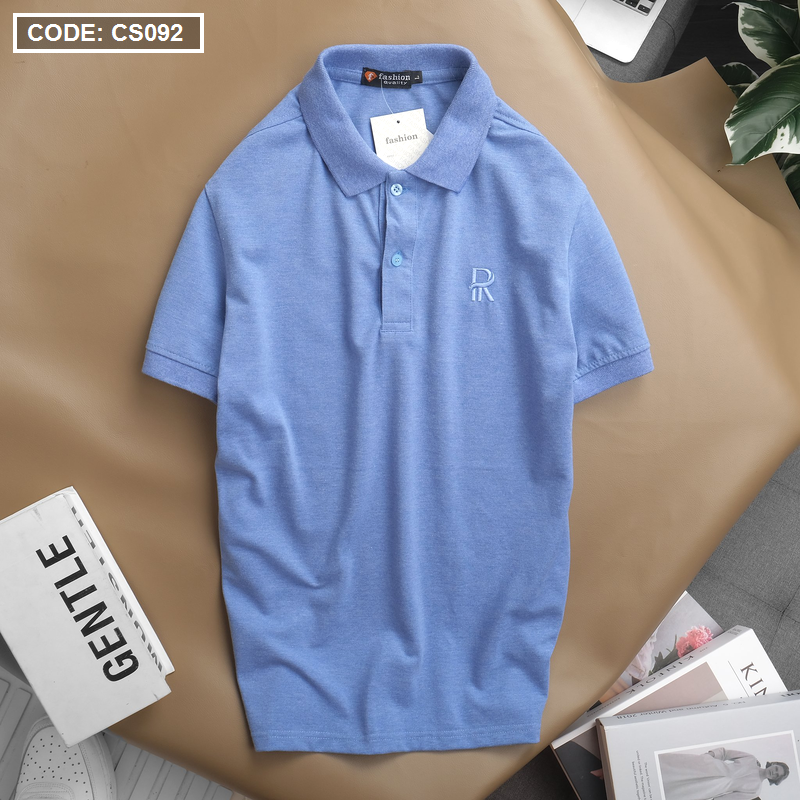 Áo Polo Nam Cổ Bẻ Thêu Chữ R