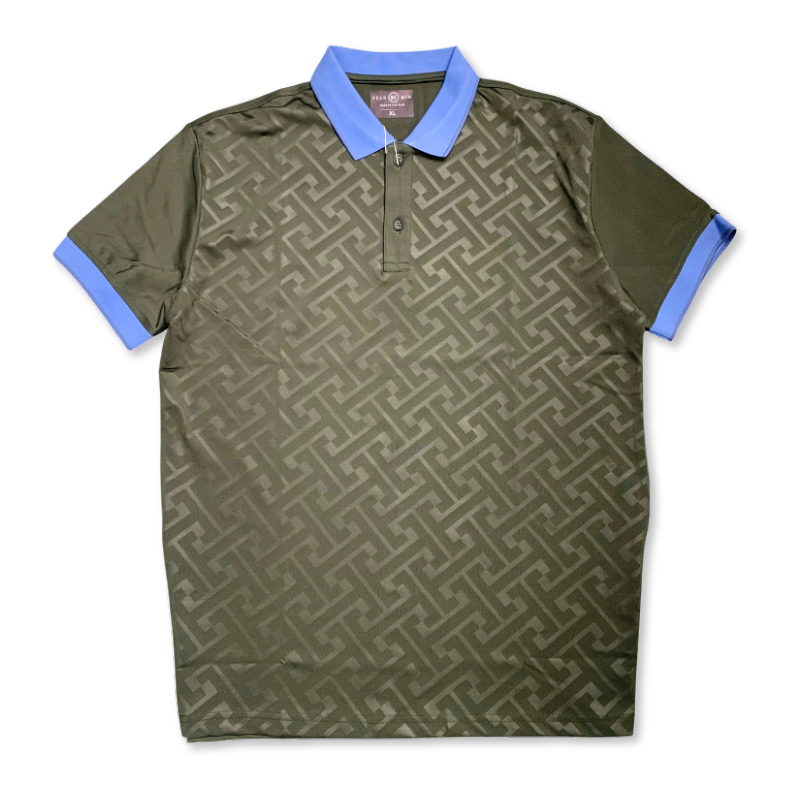 Áo Thun Nam Cổ Bẻ In Họa Tiết Size 3XL