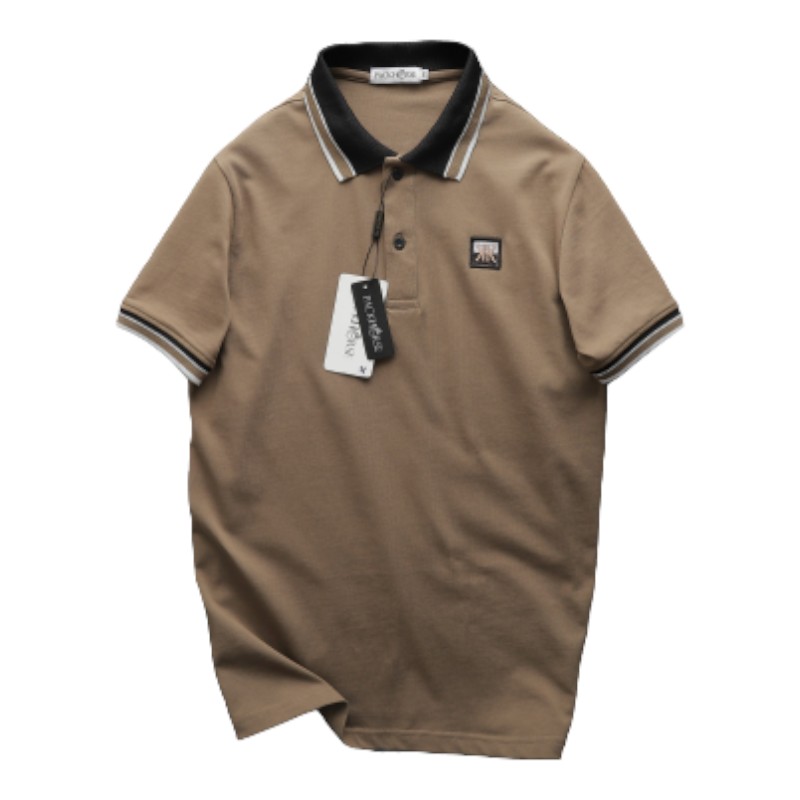 Hình ảnh Áo Thun Nam Cổ Bẻ Pack Horse Thêu Nổi Logo Chữ KK (Có size 3x) trong bộ sưu tập áo thun nam polo