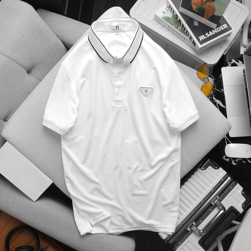 Áo Polo Nam Cổ Bẻ Phối Tag Kro Mè