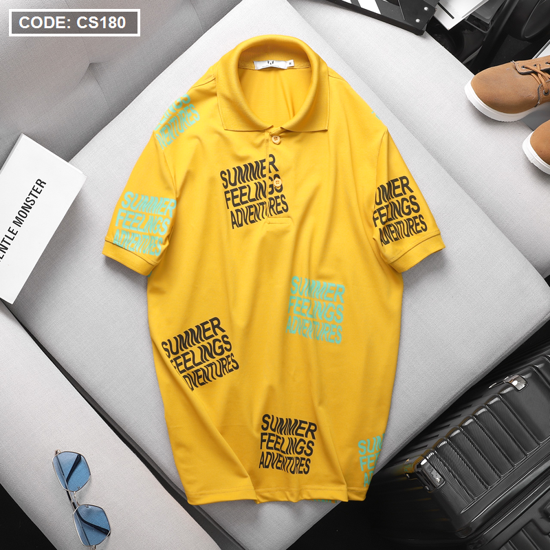 Áo thun nam polo tay ngắn Summer Size 3XL