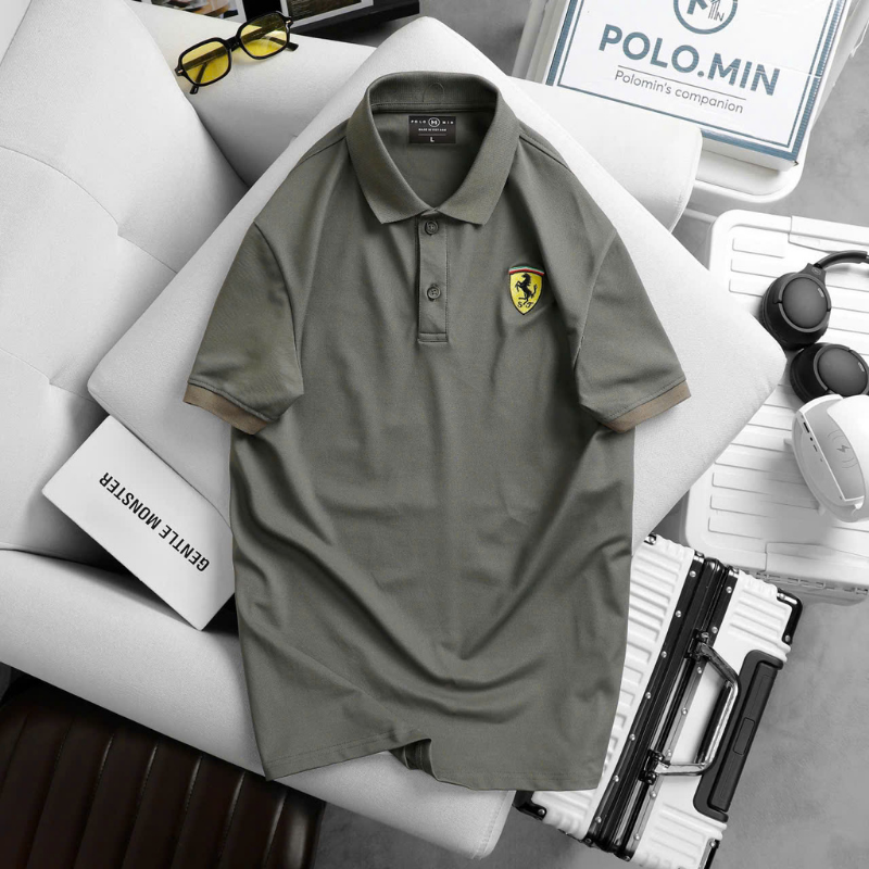 Áo Polo Nam Cổ Bẻ Thêu Logo Con Ngựa Trước Ngực - Size 3XL