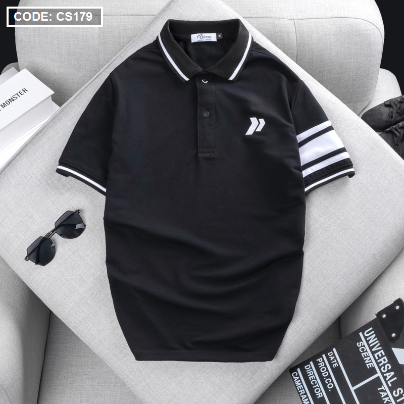 Áo Thun Polo Nam Cá Sấu Đốm Thêu Logo Size 3XL