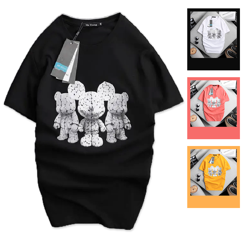 Áo Thun Nam Cotton Cổ Tròn In Hình Gấu – một lựa chọn đáng tham khảo trong Thời trang nam