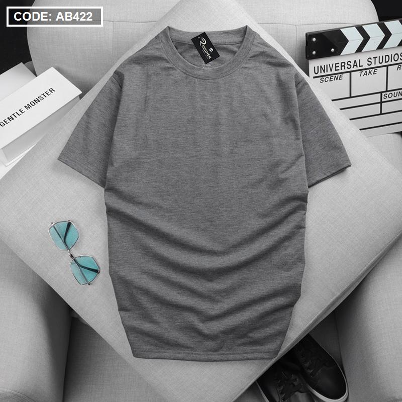 Áo Thun Nam Cổ Tròn Tay Ngắn Màu Trơn Size 3XL