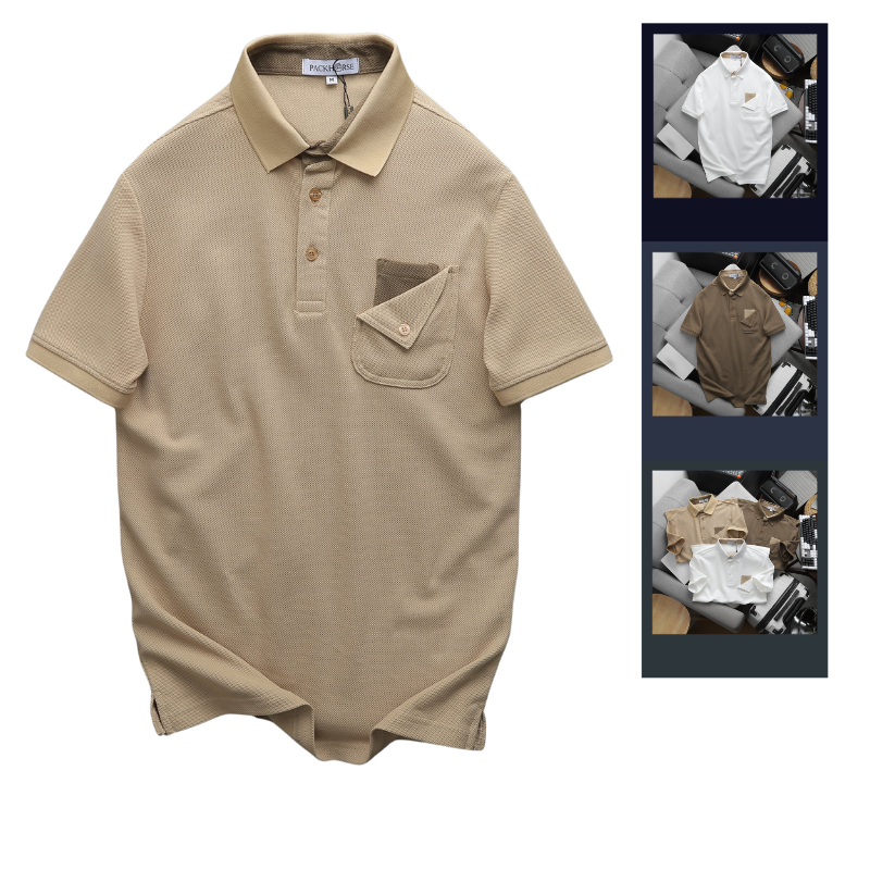 Áo Thun Nam Polo Cổ Bẻ Pack Horse Phối Túi Cách Điệu (Có size 3x) – một lựa chọn đáng tham khảo trong áo thun có cổ