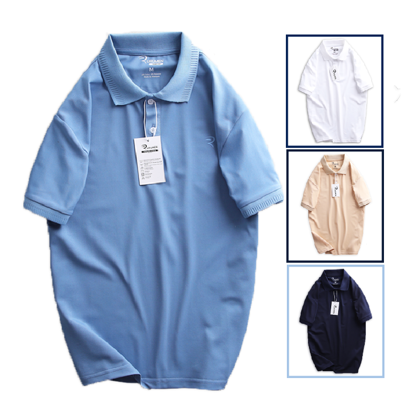 Ảnh tổng thể mẫu áo polo tay ngắn cổ bẻ
