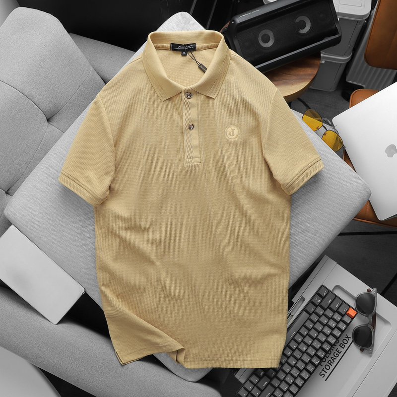 Áo Thun Nam Polo Cổ Bẻ Thêu Logo Chữ J