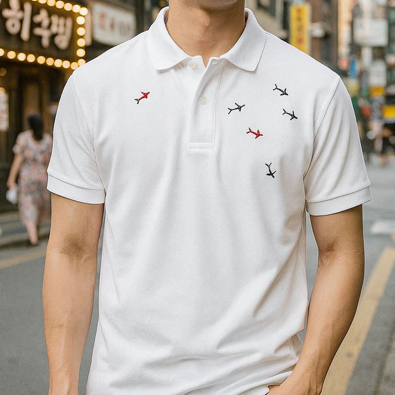 Khám phá Áo Thun Nam Thêu Cá Mập Cao Cấp (Có Size 3XL) thuộc nhóm Áo thun nam có cổ, áo polo