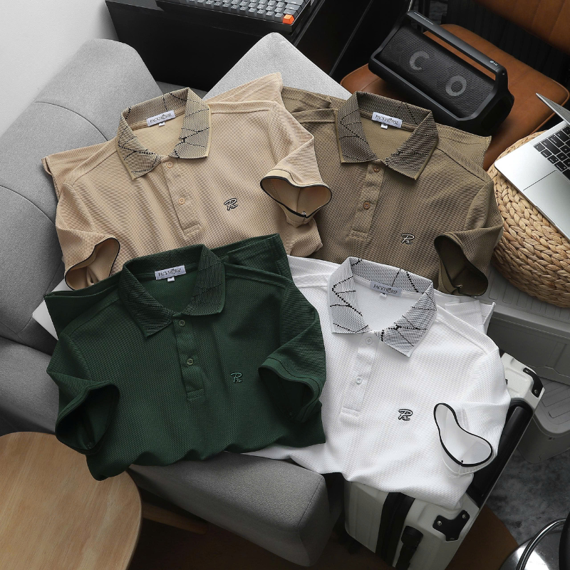 Áo polo nam cổ bẻ thêu logo PN big size
