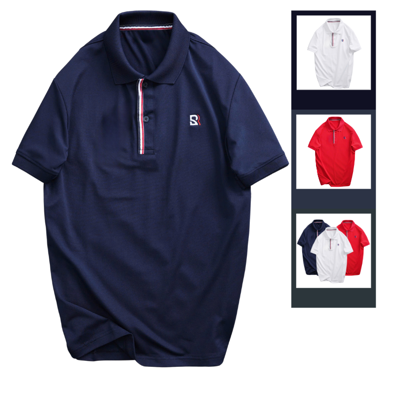 Áo Thun Polo Nam - Áo Thun Nam Cổ Bẻ Phối Sọc Và Thêu Logo Trước Ngực Bền Đẹp Có Big Size phù hợp để tham khảo khi chọn áo thun nam cổ bẻ