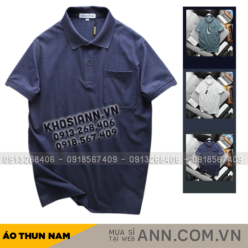 Áo Thun Polo Nam Có Túi Size 3x
