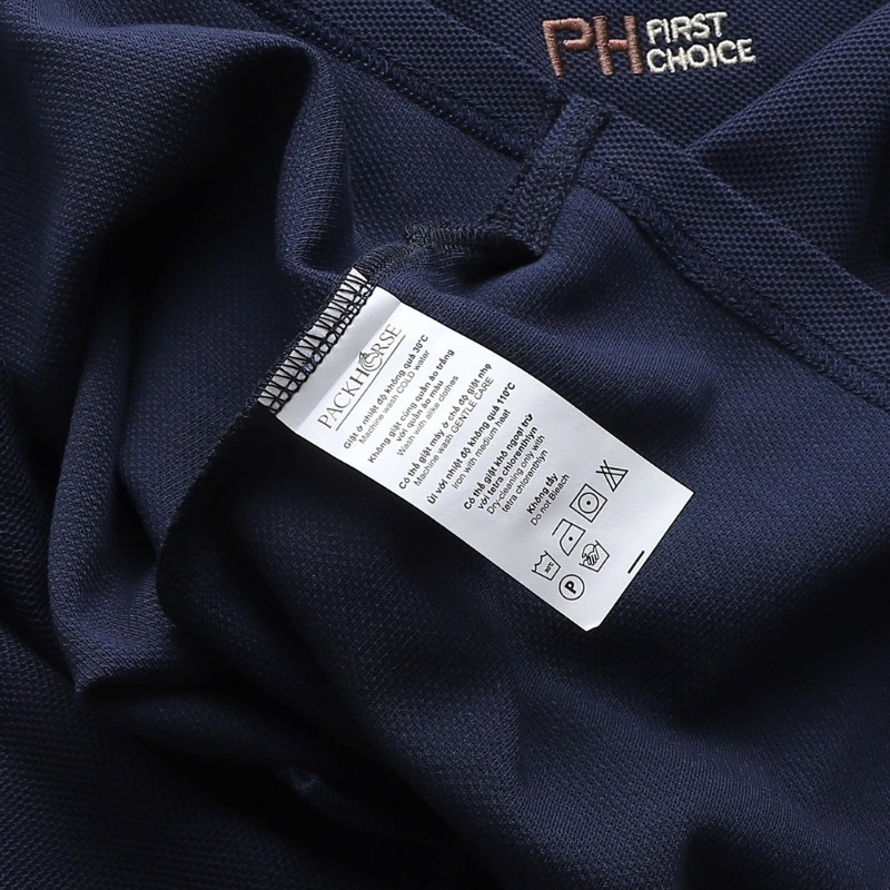 Áo Polo Nam Pack Horse First Choice Thêu Logo PH Phối Viền Màu