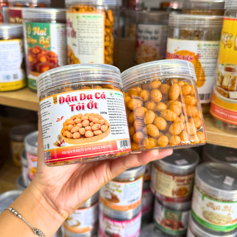 Sản phẩm đóng hộp nắp vặn tiện quan sát và lấy dùng