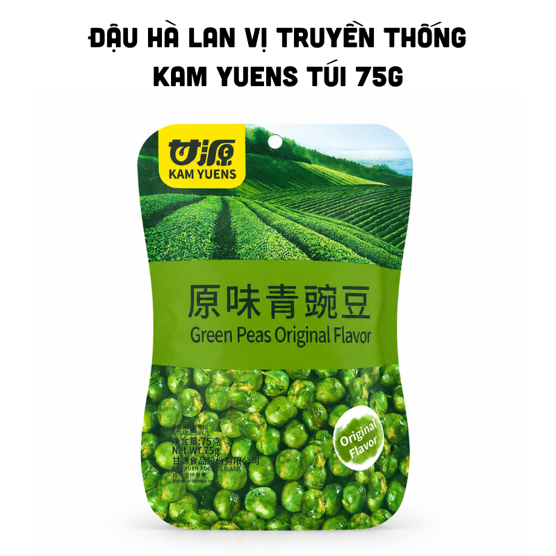 Đậu Hà Lan Vị Truyền Thống Kam Yuens 75g
