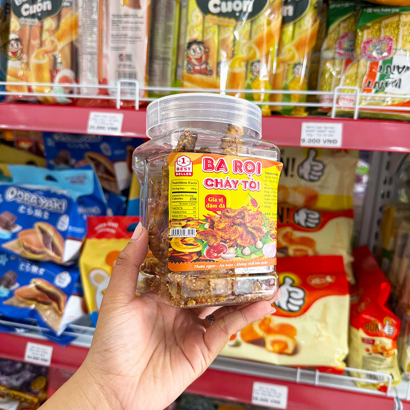 Ba Rọi Cháy Tỏi Dạng Hũ 250gr