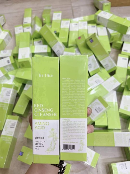 Sữa rửa mặt gạo THE HIGH natural sáng da ngừa mụn se khít lỗ chân lông dùng  được cho da sau lăn kim và tái tạo - Lazada | Lazada Việt Nam