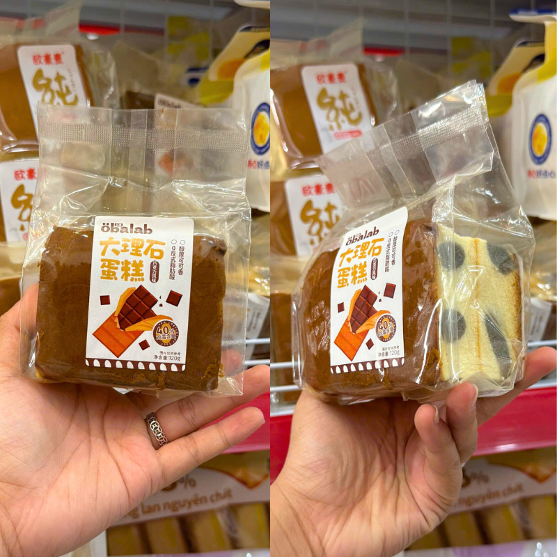 1 Bánh Bánh GONGTO cẩm thạch vị socola OBALAB 120gr - 1 Cái – một lựa chọn đáng tham khảo trong bánh bông lan gong