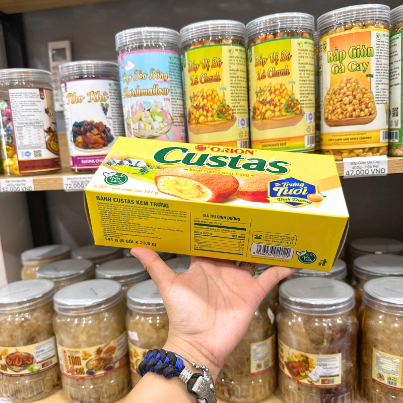 Thông tin quy cách 6 gói nhỏ trong hộp 141g