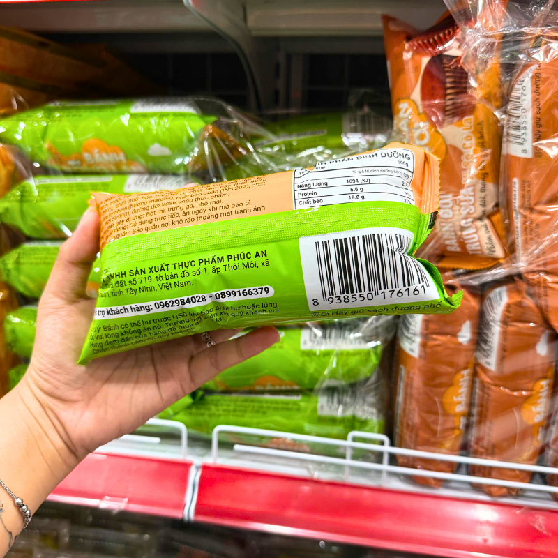 Bánh Bông Lan Tươi Trứng Sữa Kim Nguyên Vị Matcha 60g