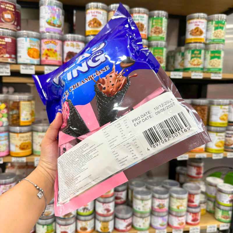 Bánh Ốc Quế Kem Mix 2 Vị Dâu Socola Adorable 300g