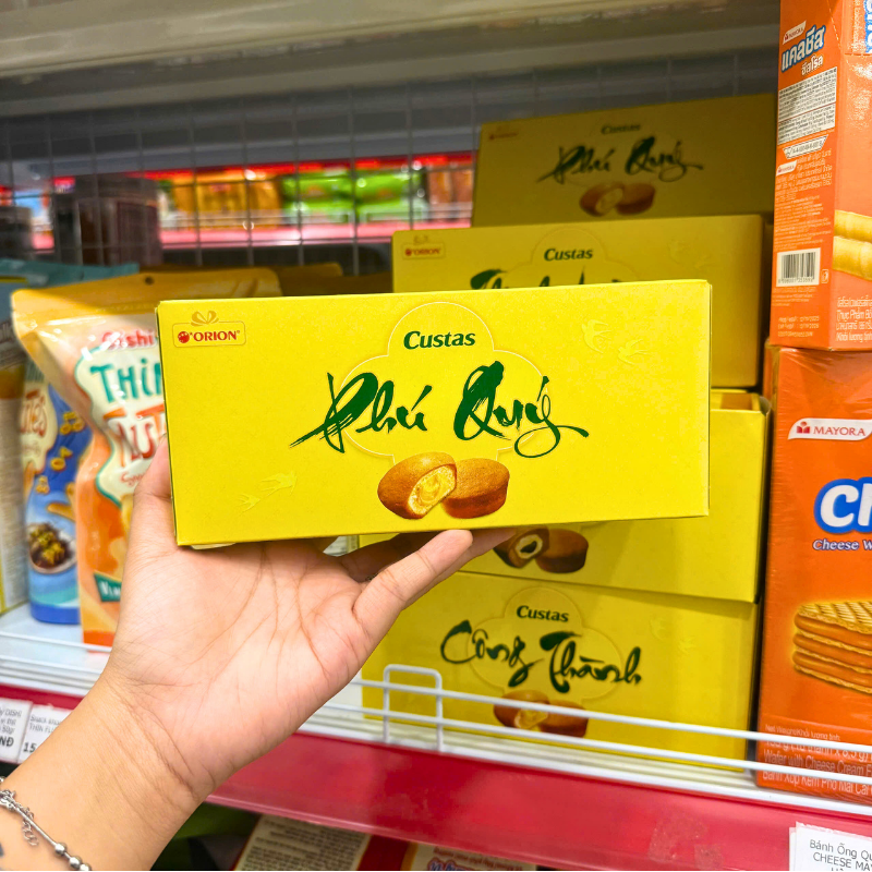 Thiết kế hộp Custas Phú Quý tông vàng nổi bật