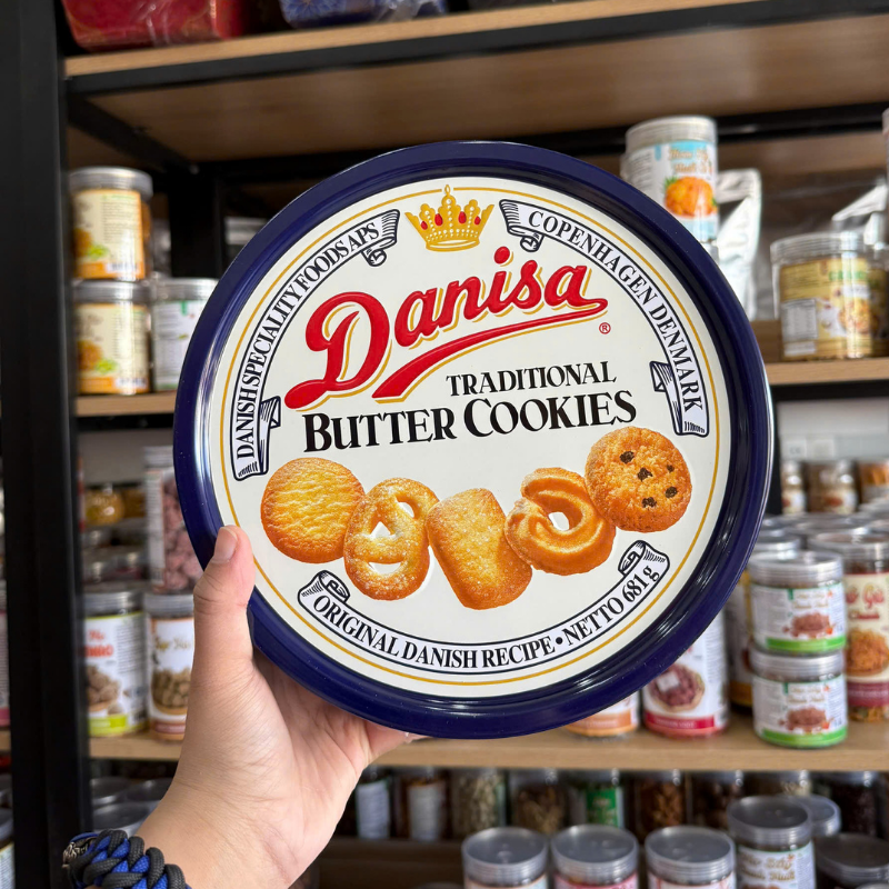 Bánh Quy Bơ Danisa 681g Kèm Túi - Hộp Quà Tết